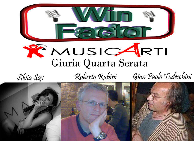 Giuria Win Factor Giuria Silvia Sax, Roberto Rubini e Gian Paolo Todeschini